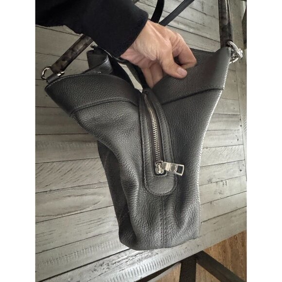 COACH Silver Metallic Lexy Shoulder Bag - Picture 5 of 12